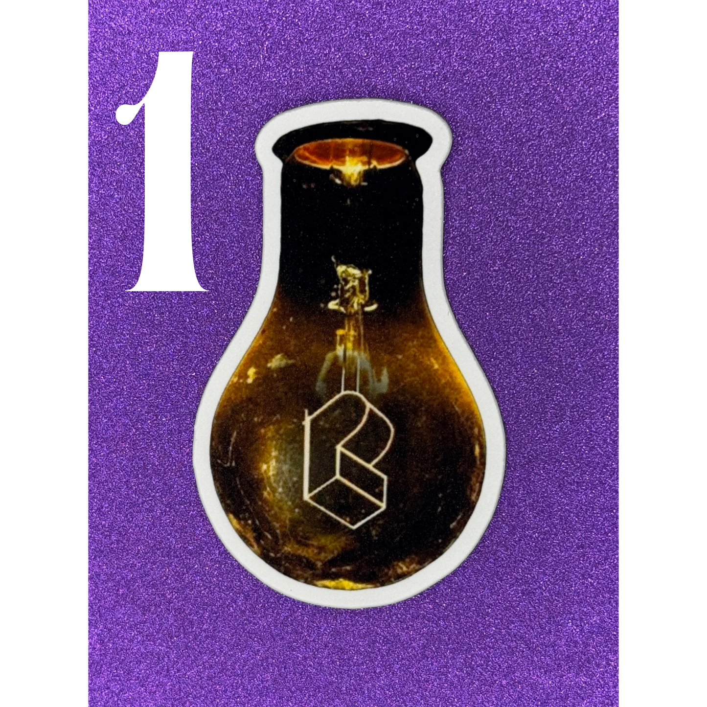 White Outlined PL Bulb