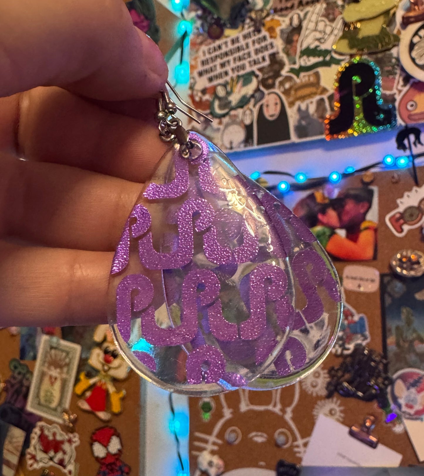 Single Layer Pretty Lights Teardrop Earrings